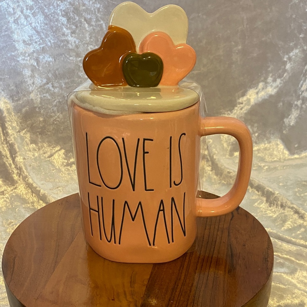 Rae Dunn Artisan Collection peachy/pink Mug.